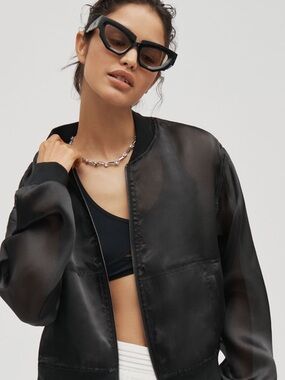 🕶️Anthropologie Elite Sharp Edge Cat-Eye Sunglasses NEW Black Polycarbonate